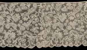 Bobbin Lace Flounce by Unbekannt