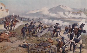 Bonaparte Aiming the Cannon at Lodi