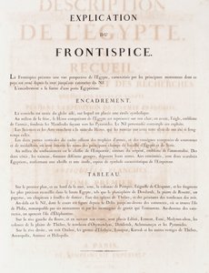 Book: Description of Egypt by Unbekannt