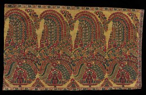 Border Fragment of a Shawl, early 1800s