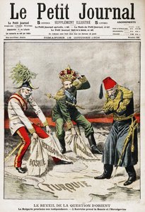 Bosnian Crisis. Cover of the French Periodical Le Petit Journal, 18th October 1908, 1908 by Unbekannt