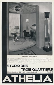 Boudoir Circulaire - Studio Des Trois Quartiers - Athelia, 1933 by Unbekannt