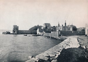 Branksea Island - General View of the Castle by Unbekannt