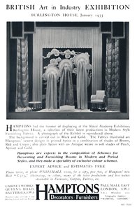 British Art in Industry Exhibition - Burlington House, January, 1935 by Unbekannt