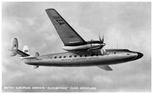 British European Airways Elizabethan Class Aeroplane