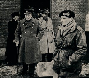 British Prime Minister Visits The Western Front, 1944-1945