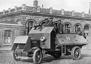 British Armoured Vehicle, First World War by Unbekannt
