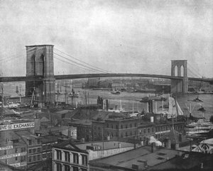 Brooklyn Bridge, New York, USA by Unbekannt