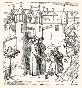 Brothers Polo Set Out from Constantinople with Marco for China by Unbekannt