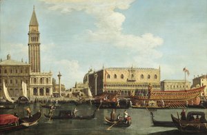 Bucintoro at the Mole in Venice on Resurrection Day