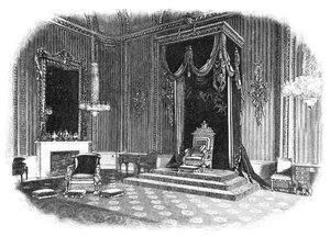 Buckingham Palace: The Throne-Room by Unbekannt