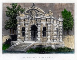 Buckingham Water Gate, the Strand, London