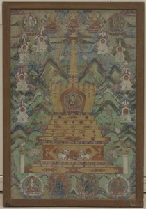Buddha Within a Stupa, 16th-17th century by Unbekannt