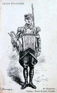 Bugler, 4th Regiment of the French Foreign Legion, 20th Century by Unbekannt