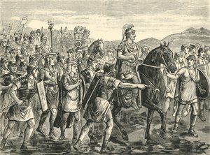Caesar Crossing the Rubicon by Unbekannt