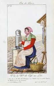 Café-au-Lait Seller, 1826 by Unbekannt