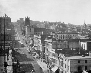 California Street, San Francisco, California, USA, c1900