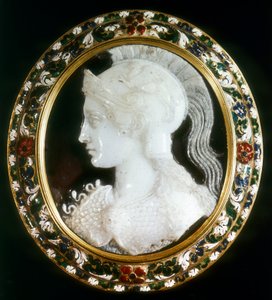 Cameo of Minerva, Roman Goddess of Wisdom by Unbekannt