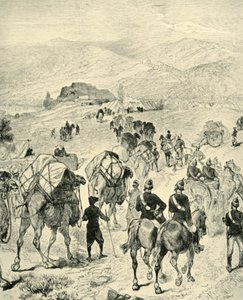 Camp of General Roberts at Thal on the Kuram River by Unbekannt