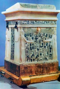 Canopic Chest from the Tomb of Tutankhamun, 14th Century BC by Unbekannt