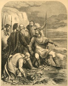 Canute Reproving the Flattery of his Courtiers