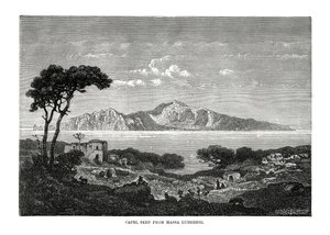 Capri Seen from Massa Lubrense, Italy by Unbekannt