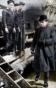 Captain Scott, British Polar Explorer, on the Terra Nova