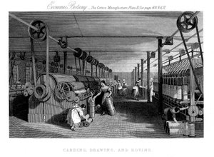 Carding, Drawing and Roving Cotton by Unbekannt