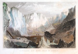 Carglaze Tin Mine, near St Austell, Cornwall, England, c1825 by Unbekannt