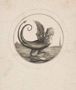 Caricature Showing Marie Antoinette as a Dragon by Unbekannt
