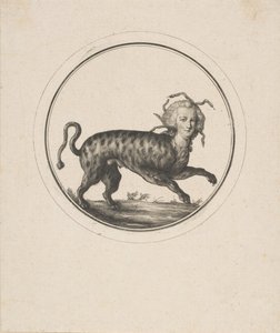 Caricature Showing Marie Antoinette as a Leopard