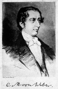 Carl Maria von Weber, German composer by Unbekannt