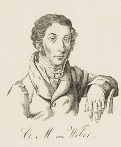 Carl Maria von Weber by Unbekannt