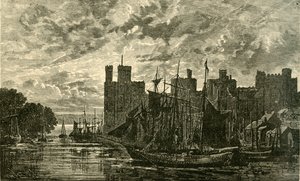 Carnarvon Castle by Unbekannt