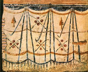 Carpet Frieze from Chamber E, Wall 6 of Santa Maria Antiqua, Rome, Italy by Unbekannt