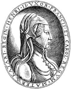 Catherine de Medicis by Unbekannt