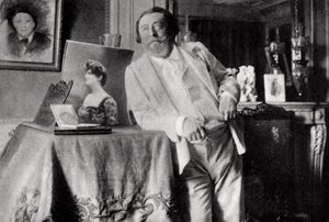 Catulle Mendes, French poet and man of letters, 1906