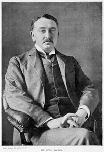 Cecil Rhodes, English-born South African Entrepreneur and Statesman by Unbekannt