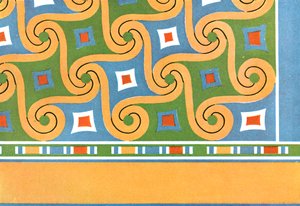 Ceiling Paintings in the Tomb of Nes-pa-nefer-her, Sheikh Abd el-Qurna, Thebes, Egypt, 1928