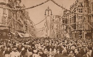Celebrations for the Silver Jubilee of King George V, London, 1935 by Unbekannt