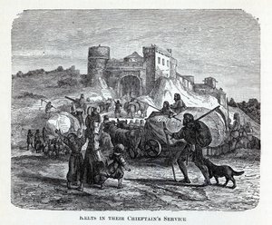 Celts in their chieftains service by Unbekannt
