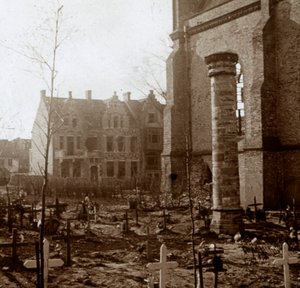 Cemetery, Nieuwpoort, Flanders, Belgium, c1914-c1918 by Unbekannt