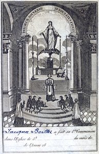 Certificate of Communion by Unbekannt
