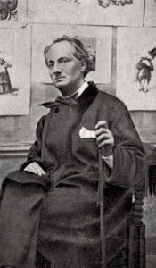 Charles Baudelaire, French poet and art critic by Unbekannt