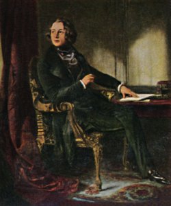 Charles Dickens 1812-1870 - Painting by Maclise