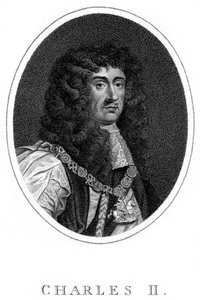 Charles II, King of England, Scotland and Ireland by Unbekannt