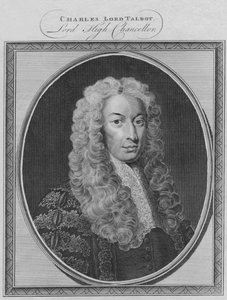 Charles Lord Talbot, Lord High Chancellor, 1786 by Unbekannt