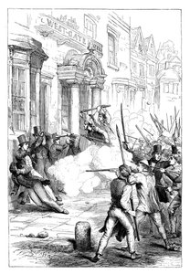 Chartist Riots at Newport, Monmouthshire by Unbekannt
