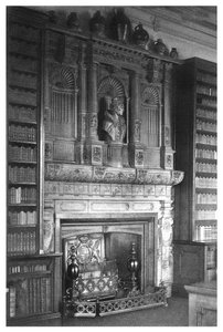 Chimney piece of the Library at Windsor Castle by Unbekannt