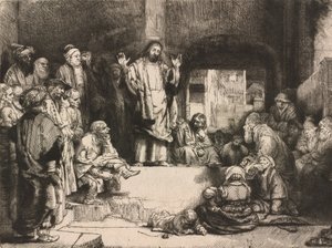 Christ Preaching La petite Tombe, c. 1652